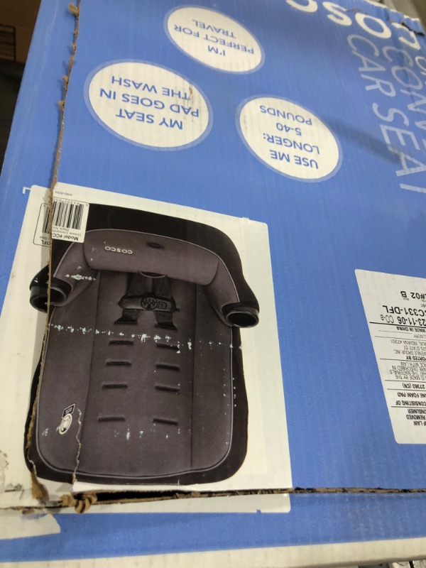 Photo 3 of Cosco Onlook 2-in-1 Convertible Car Seat, Rear-Facing 5-40 pounds and Forward-Facing 22-40 pounds and up to 43 inches, Black Arrows