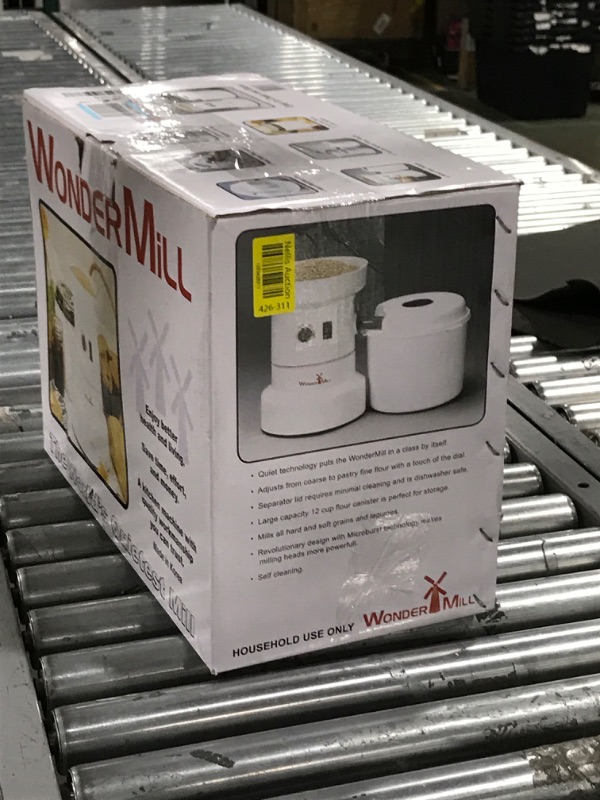 Photo 3 of WONDERMILL - Bundle - Powerful Electric Grain Mill Grinder for Healthy Grains and Gluten-Free Flours with Small Grains and Bean Attachments Combo