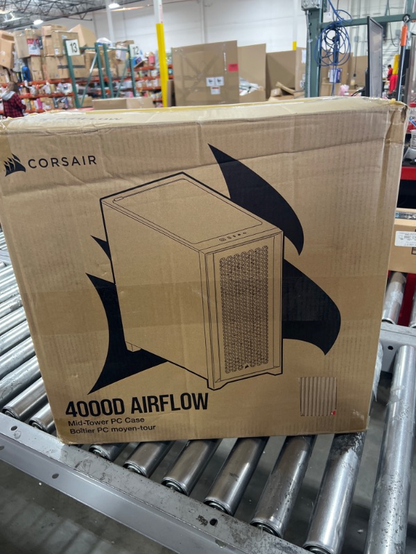 Photo 2 of Corsair 4000D Airflow Tempered Glass Mid-Tower ATX PC Case - Black Black Airflow