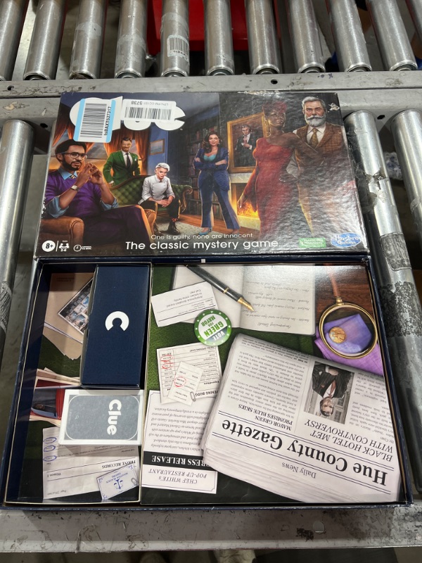 Photo 2 of Hasbro Gaming Clue Board Game for Kids Ages 8 and Up, Reimagined Clue Game for 2-6 Players, Mystery Games, Detective Games, Family Games for Kids and Adults