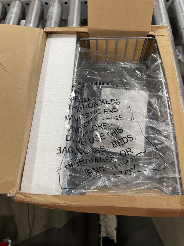 Photo 1 of AIYAKA under sink storage 2 Tier Stackable Sliding Basket Organizer Drawer For Kitchen And Bathroom/Cabinet Drawers,silver