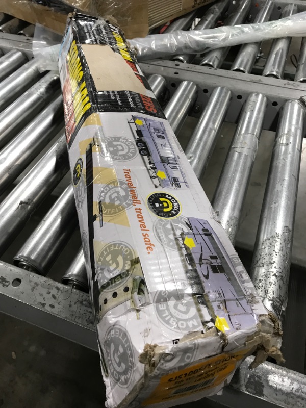 Photo 1 of Lippert JT’s Strong Arm Short Fifth-Wheel Jack Stabilizer Kit, Eliminates Chassis Movement, Telescoping Tubes for a, Lock in Place, Easy Bolt-On Installation, Universal Jack Compatibility - 191024