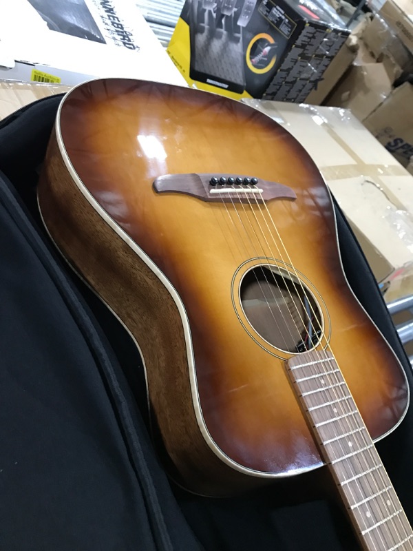 Photo 3 of Fender Malibu Classic Acoustic Guitar, Aged Cognac Burst, Pau Ferro Fingerboard, with Gig Bag