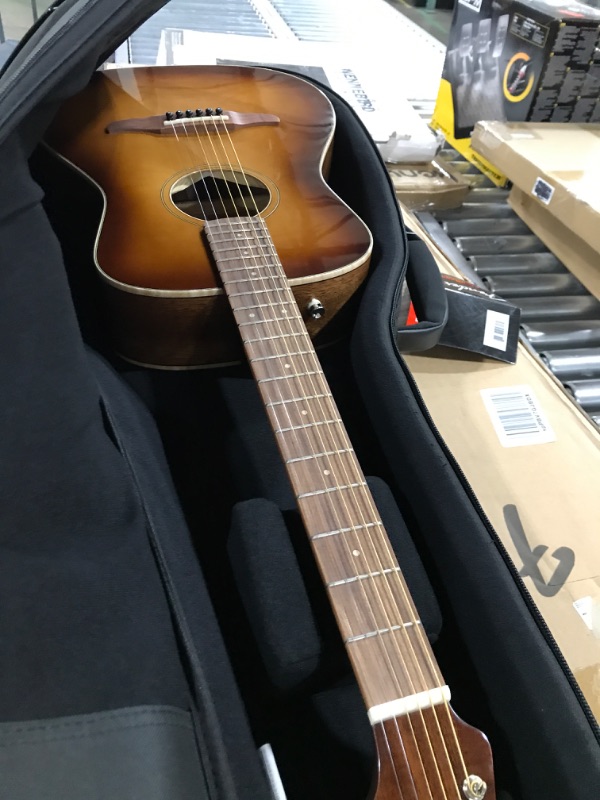 Photo 2 of Fender Malibu Classic Acoustic Guitar, Aged Cognac Burst, Pau Ferro Fingerboard, with Gig Bag