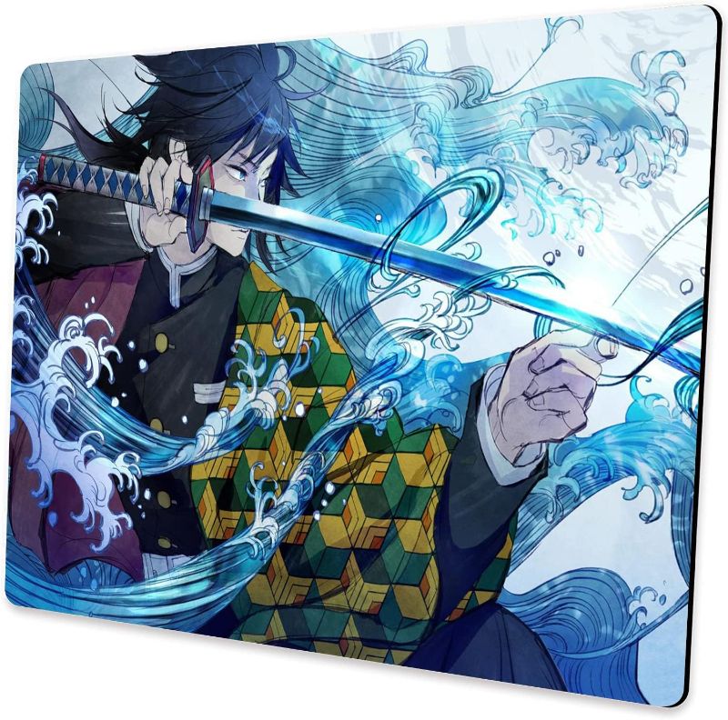 Photo 1 of Anime Square Custom Mouse Pad, Gaming Mouse Pad Non-Slip Rubber Base, Laptop Mouse Pad, Office Desktop Mouse Pad (AB-08)