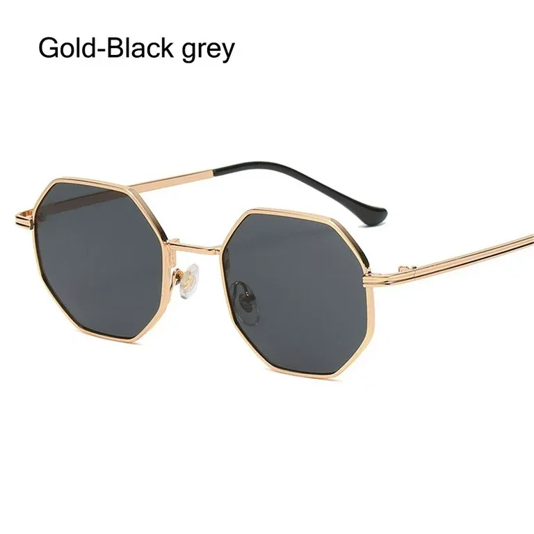 Photo 1 of genenic Retro Oversized Square Sunglasses for Men/Women Fashion Large Frame Polygon Sun Glasses Vintage Metal Sunglasses