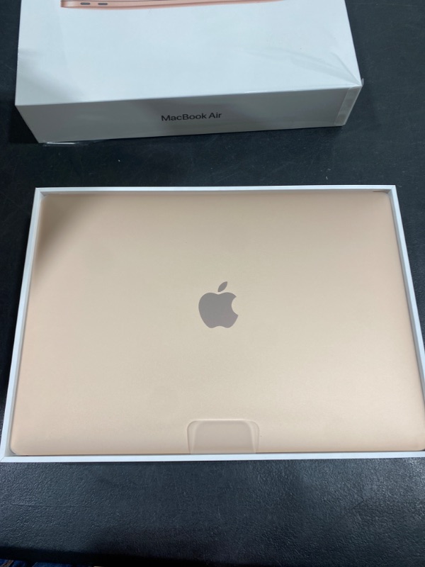 Photo 8 of Apple 2020 MacBook Air Laptop M1 Chip, 13" Retina Display, 8GB RAM, 256GB SSD Storage, Backlit Keyboard, FaceTime HD Camera, Touch ID. Works with iPhone/iPad; Gold 256GB Gold
