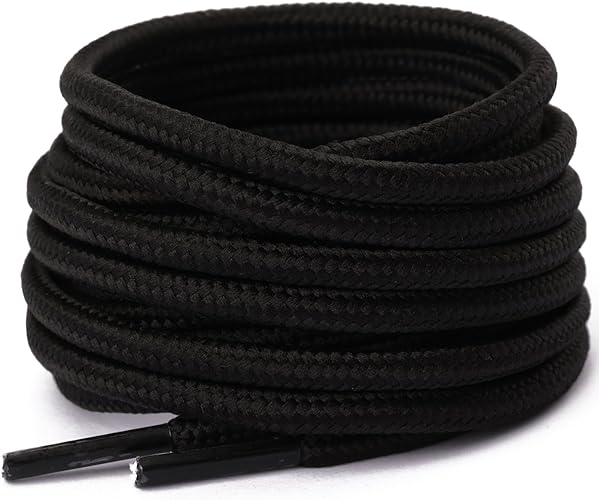 Photo 1 of 2 PACK -2 Pair Round Boot laces, Heavy Duty Shoe Laces for Hiking Work Boots-130
