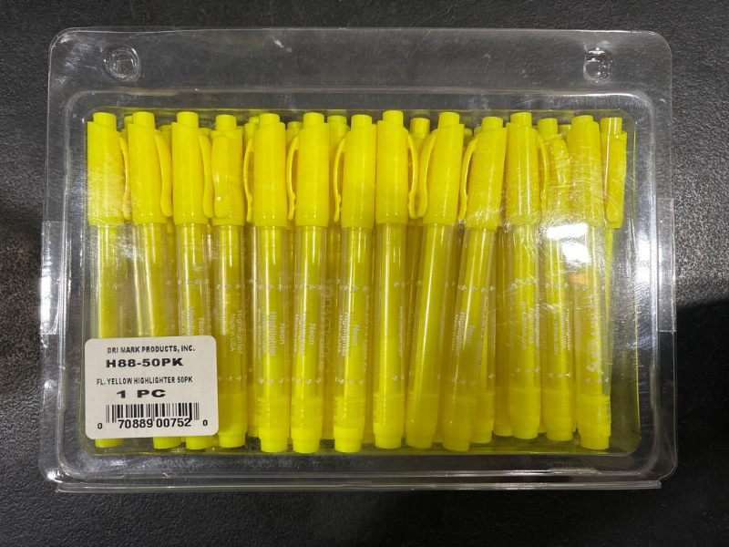 Photo 1 of YELLOW HIGHLIGHTERS 50 PK 