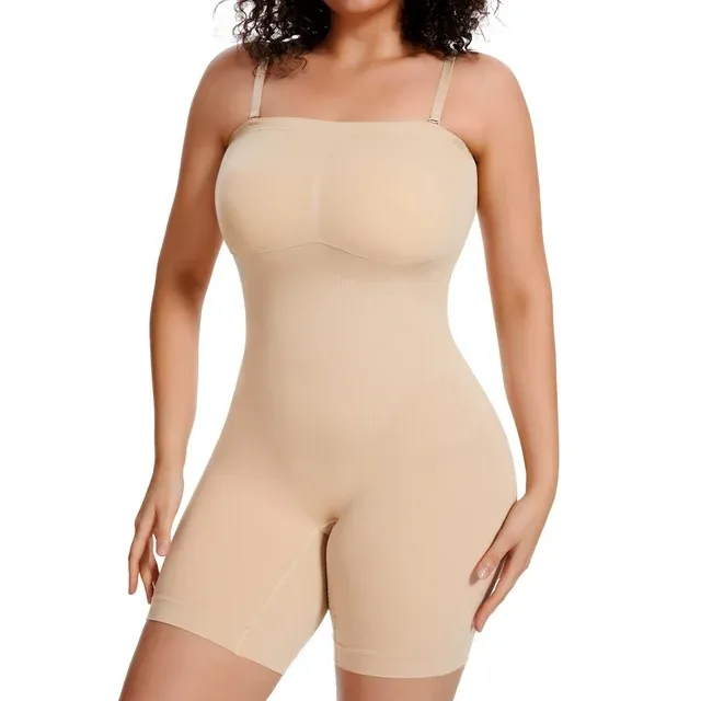 Photo 1 of [Size M] Joyshaper Women's Strapless Shapewear Bodysuit Built-in Bra Shapewear Full Body Shapewear
