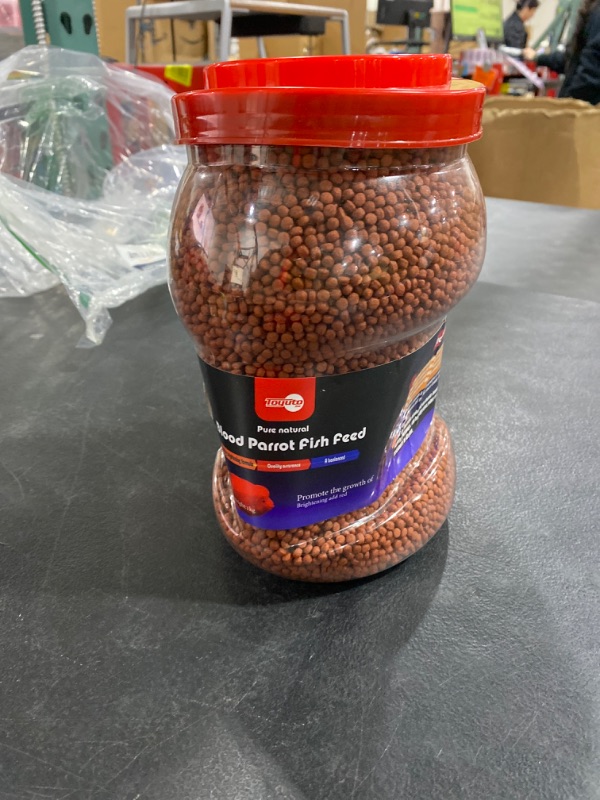 Photo 2 of 1kg Parrot Fish Pellets Food Color-Enhancing Red Parrot Cichlid Fish Feed Food- EXP 05/2025
