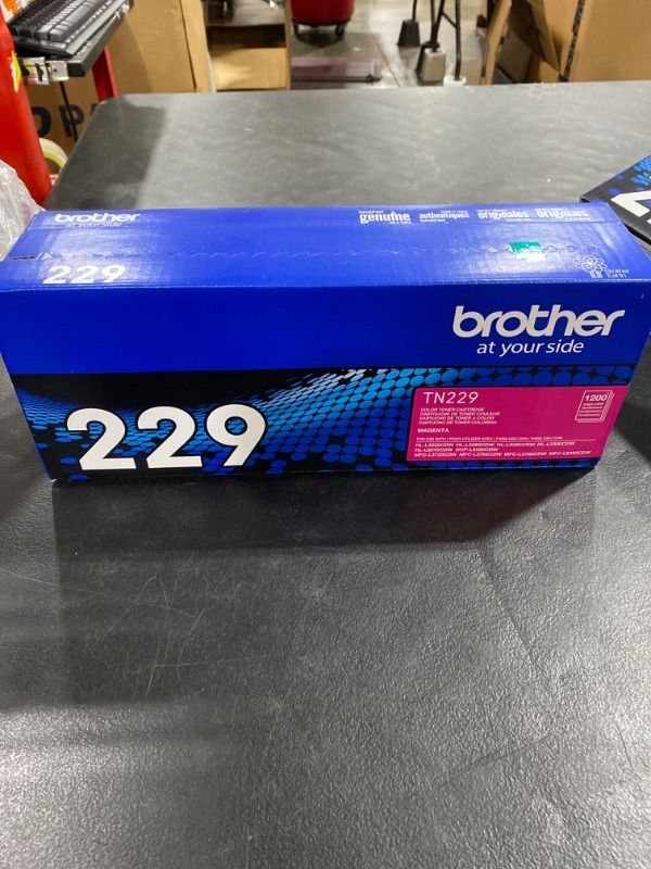 Photo 2 of Brother Genuine TN229Y Yellow Standard Yield Printer Toner Cartridge - Print up to 1,200 Pages(1)
