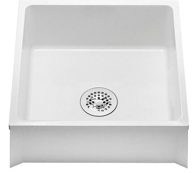 Photo 1 of White Composite Mop Sink