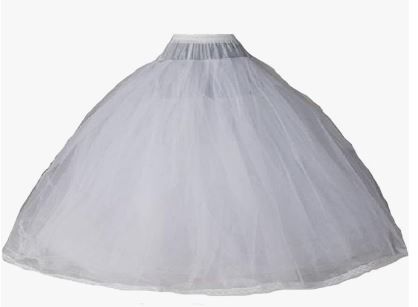 Photo 1 of Dearta Women's 8 Layers Tulle Ball Gowns Dresses Petticoats with No Rings
