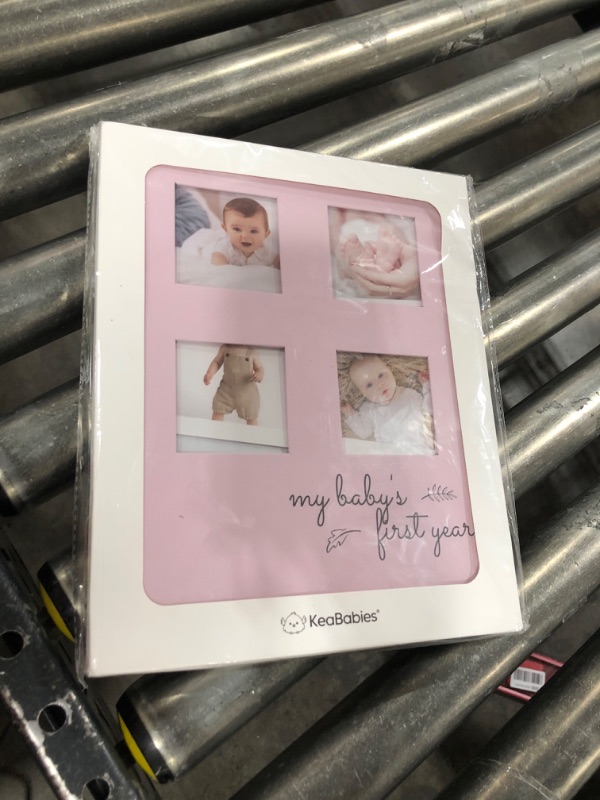 Photo 2 of Baby Memory Book First 5 Years Journal - Modern Baby Milestone Book Hardcover 66 Pages, Baby’s First Year Book, Baby Book for Boys, Girls, Baby Photo Albums, Baby Scrapbook Album (Mist Pink)