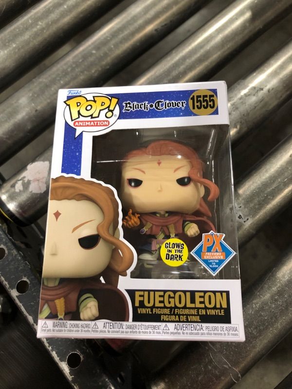 Photo 2 of Funko Pop! Animation: Black Clover - Fuegoleon Vermillion (Glow in The Dark) Figure (PX Exclusive)