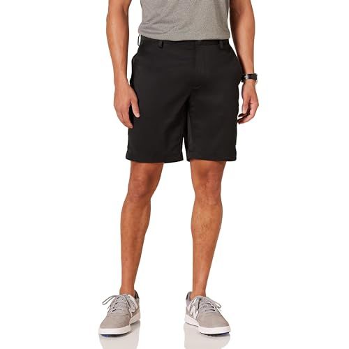 Photo 1 of Amazon Essentials Men's Slim-Fit Stretch Golf Short, Black, 34
