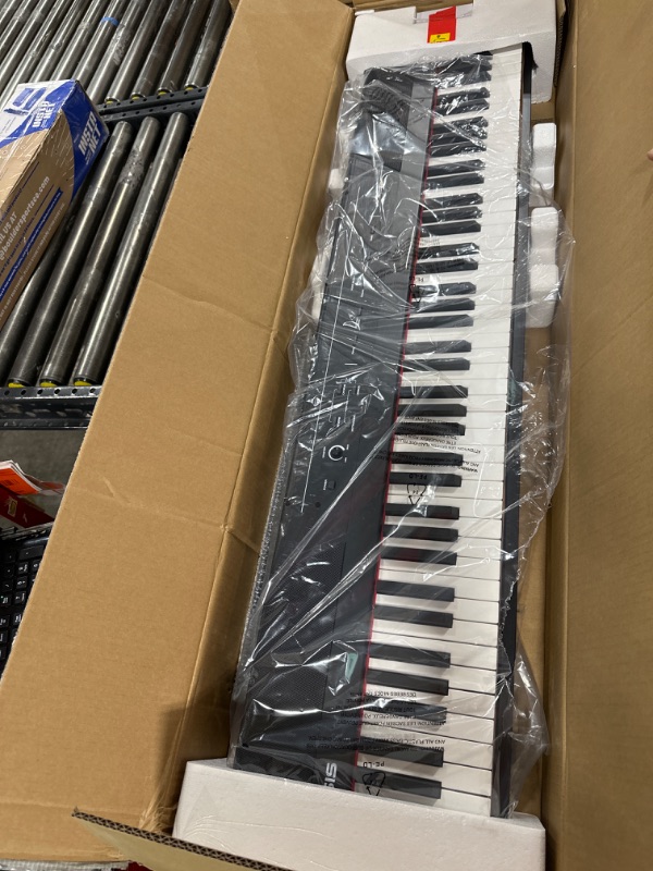 Photo 2 of Alesis Recital – 88 Key Digital Piano Keyboard with Semi Weighted Keys, 2x20W Speakers, 5 Voices, Split, Layer and Lesson Mode, FX and Piano Lessons Recital Piano Only
