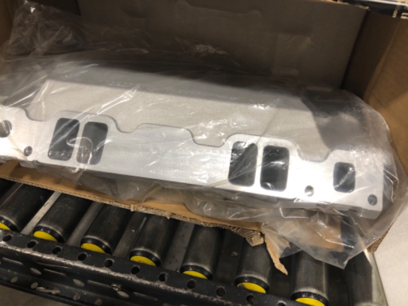 Photo 1 of A-Premium Engine Aluminum Single Plane High Rise Aluminum Intake Manifold Compatible with SBC Chevy 350 Engine, 3000-7500+ RPM - Small Block Vortec - 6.06 inch Height