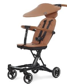 Photo 1 of Evolur Cruise Rider Stroller with Canopy, Lightweight Umbrella Stroller with Compact Fold, Easy to Carry Travel Stroller - Cognac