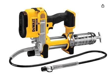 Photo 1 of DEWALT 20V MAX Grease Gun, Cordless, 42” Long Hose, 10,000 PSI, Variable Speed Triggers, Bare Tool Only (DCGG571B)or Kids, Silver 11 Functions + (2) 24 oz. Pints