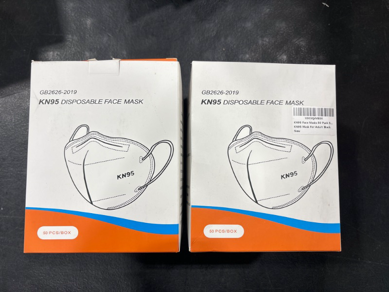 Photo 1 of 2 PACK KN95 MASK - 100 PCS 