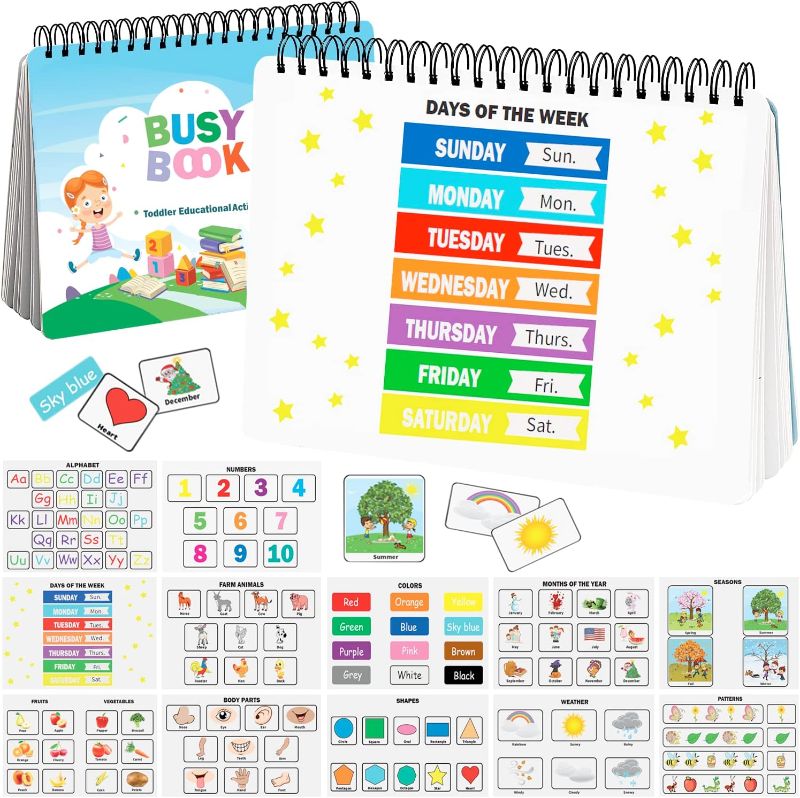 Photo 1 of ALEX Art Montessori Busy Book for Toddlers - Preschool Learning Activities for Kids - Montessori Toys & Autism Learning Materials Kindergarten - Toddler Activity Quite Books - Travel Educational Toys