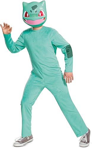 Photo 1 of [Size S] Pokemon Costume Bulbasaur for Kids, Children's Classic Character Outfit

