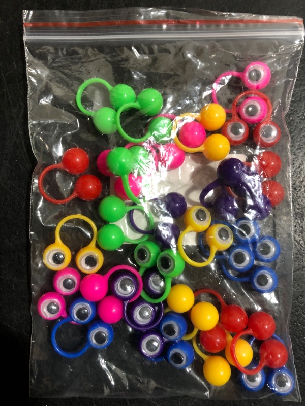 Photo 1 of 30pcs Googly Eye Rings