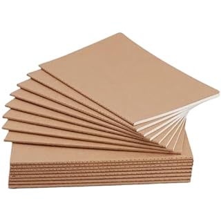 Photo 1 of 110 Pack A5 Composition Notebooks Bulk, Kraft Cover Lined Paper Journal for Traveler, Notes, Memo, Bulk Journals Notebook Sewn Brown College Ruled, 60 Pages, 8.3 x 5.5 Inch A5 Lines 110pack 60page