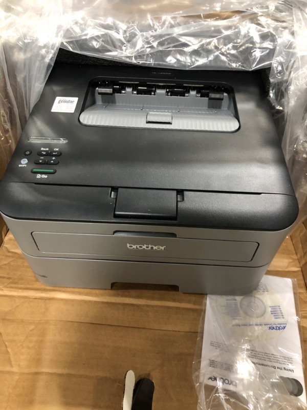 Photo 3 of Brother HLL2305W Compact Mono Laser Single Function Printer with Wireless and Mobile Device Printing (RHLL2305W) (Renewed) Renewed: HLL2305W (Wireless)