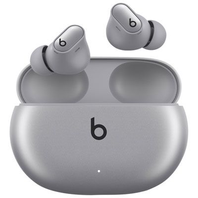 Photo 1 of Beats Studio Buds + - Silver with AppleCare+ (2 Years) Cosmic Silver Studio Buds + With AppleCare+ (2 Years)