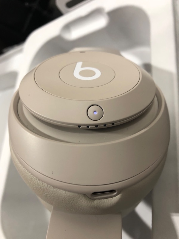 Photo 6 of Beats Studio Pro - Wireless Bluetooth Noise Cancelling Headphones - Personalized Spatial Audio, USB-C Lossless Audio, Apple & Android Compatibility, Up to 40 Hours Battery Life - Sandstone Sandstone Studio Pro Without AppleCare+