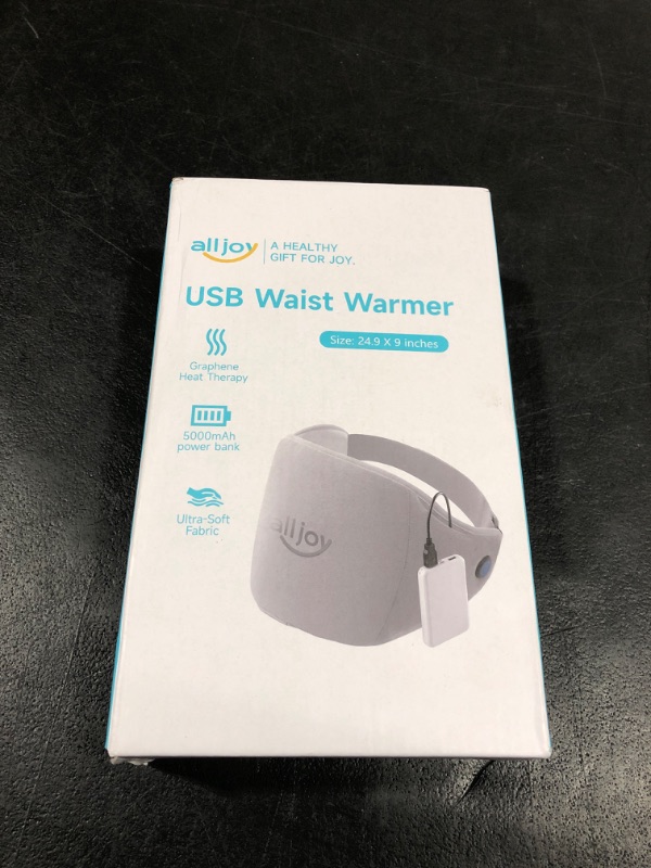 Photo 1 of Cordless Heating Pad, ALLJOY?Rechargeable? Portable Heating Pad for Cramps?Back, Shoulder and Leg Pain Relief, 24.4"x 9"