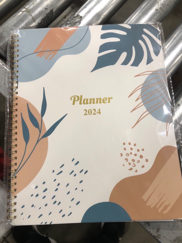 Photo 1 of 2024 Planner - Planner 2024, Jan 2024 - Dec 2024, 2024 Planner Weekly and Monthly with Tabs, 6.4" x 8.5", Hardcover, Elastic Closure, Twin-Wire Binding, Back Pocket, Efficient Planning

