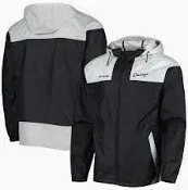 Photo 1 of Columbia Chicago White Sox Black/Gray Omni-Shade Flash Forward Challenger Full-Zip Windbreaker Jacket
