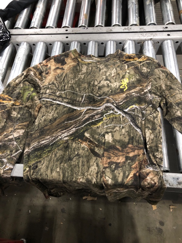 Photo 2 of Browning Wasatch Camo Cotton Long-Sleeve Shirt SMALL
