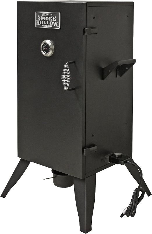 Photo 1 of Masterbuilt Smoke Hollow 30162E 30-Inch Electric Smoker with Adjustable Temperature Control, Black
