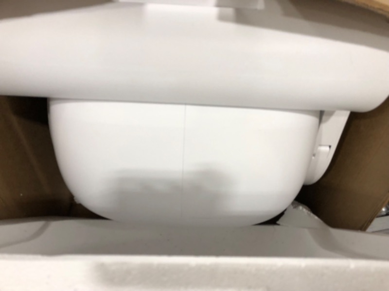 Photo 1 of DuckSky Self Cleaning Cat Litter Box, Extra Large Automatic Litter Box for Multiple Cats, Features Ozone Sterilization and Deodorization, APP Control, and Health Monitor.(White)