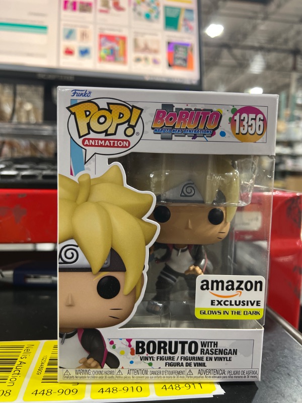 Photo 2 of Funko Pop! Animation: Boruto: Naruto Next Generations - Boruto with Rasengan, Glow in The Dark, Amazon Exclusive