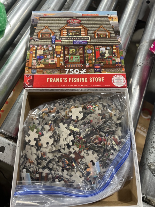 Photo 2 of Ceaco - Frank's Fishing Store - 750 Piece Jigsaw Puzzle