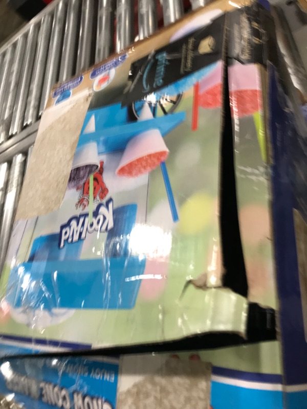 Photo 1 of Nostalgia Kool-Aid Snow Cone Shaved Ice Machine - Retro Table-Top Slushie Machine Makes 20 Icy Treats - Includes 2 Reusable Plastic Cups & Ice Scoop - Blue Kool-Aid Blue