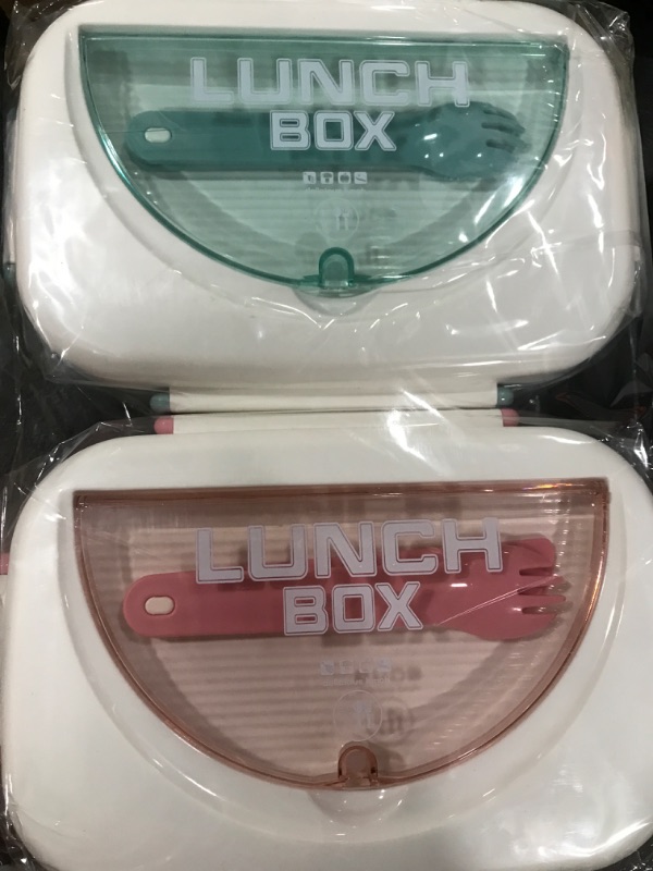 Photo 1 of 2 PACK BENTO LUNCH BOXES