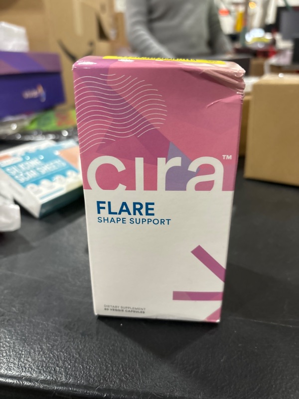 Photo 2 of Cira Flare Body Support for Women - Energy Booster, Metabolism, & Detox for Women w/Acetyl L Carnitine, EGCG, & Cayenne Pepper Extract - 60 Veggie Capsules (30 Servings)