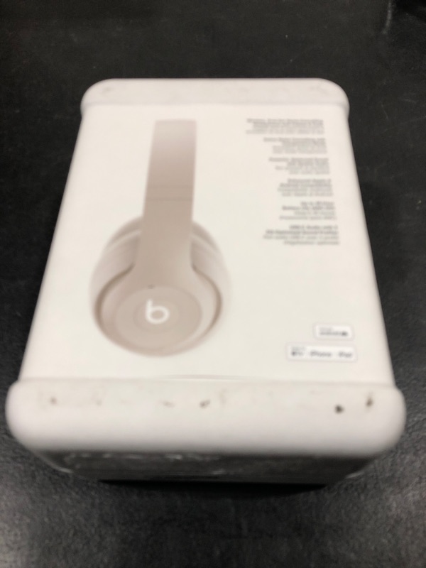 Photo 4 of Beats Studio Pro - Wireless Bluetooth Noise Cancelling Headphones - Personalized Spatial Audio, USB-C Lossless Audio, Apple & Android Compatibility, Up to 40 Hours Battery Life - Sandstone Sandstone Studio Pro
missing block charger from what i can tell, o