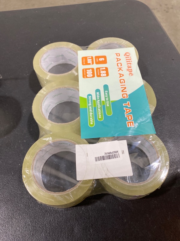 Photo 2 of Heavy Duty Tape Moving Shipping Packing Tape(6 Rolls),100 Yards Per Roll,1.88" x 100 Yards,Clear,Shipping Tape,Suitable for Packing Box, Moving, Office, Storage