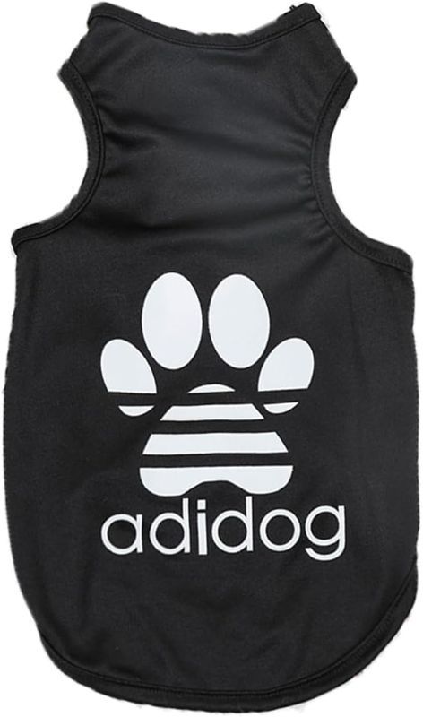 Photo 1 of ALejoN Dog Shirts Pet Printed Clothes with Funny Letters Summer Pet T Shirts Cool Puppy Shirts Breathable Dog Outfit Soft Dog Sweatshirt for Pet Dogs Cats SIZE XXL