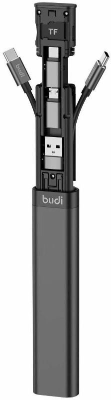 Photo 1 of Budi Multi-function Smart Adapter Card Storage Data Cable USB Box Universal 15w