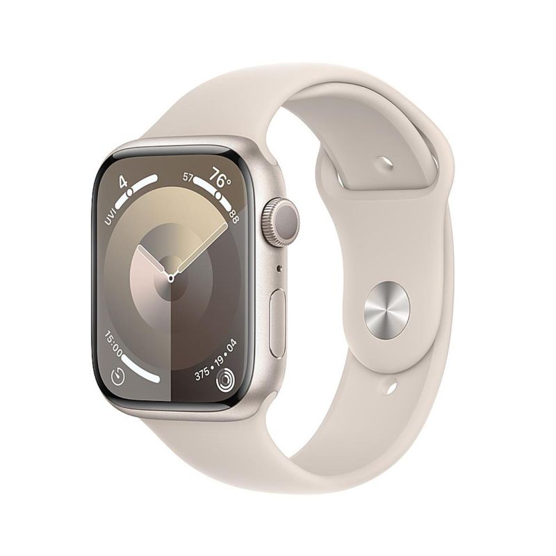 Photo 1 of Apple Watch SE 2nd Generation (GPS) 40mm Starlight Aluminum Case with Starlight Sport Band - M/L - Starlight