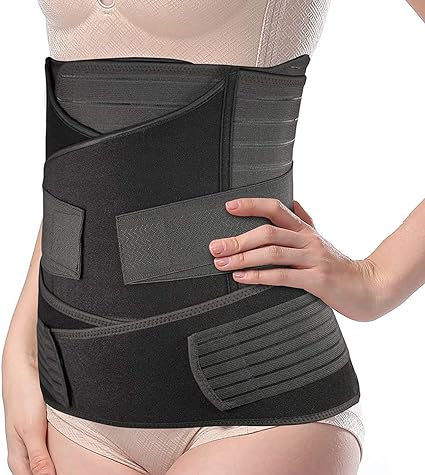 Photo 1 of (XXL) 3 in 1 Postpartum Belly Support Recovery Belly/Waist/Pelvis Belt C Section Postpartum Belly Wrap Band Corset waist trainer